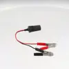 High-Power 12V 24V Car Cigarette Lighter Socket To Battery Alligator Crocodile Clip Connector Extension Cable Adapter Socket 1