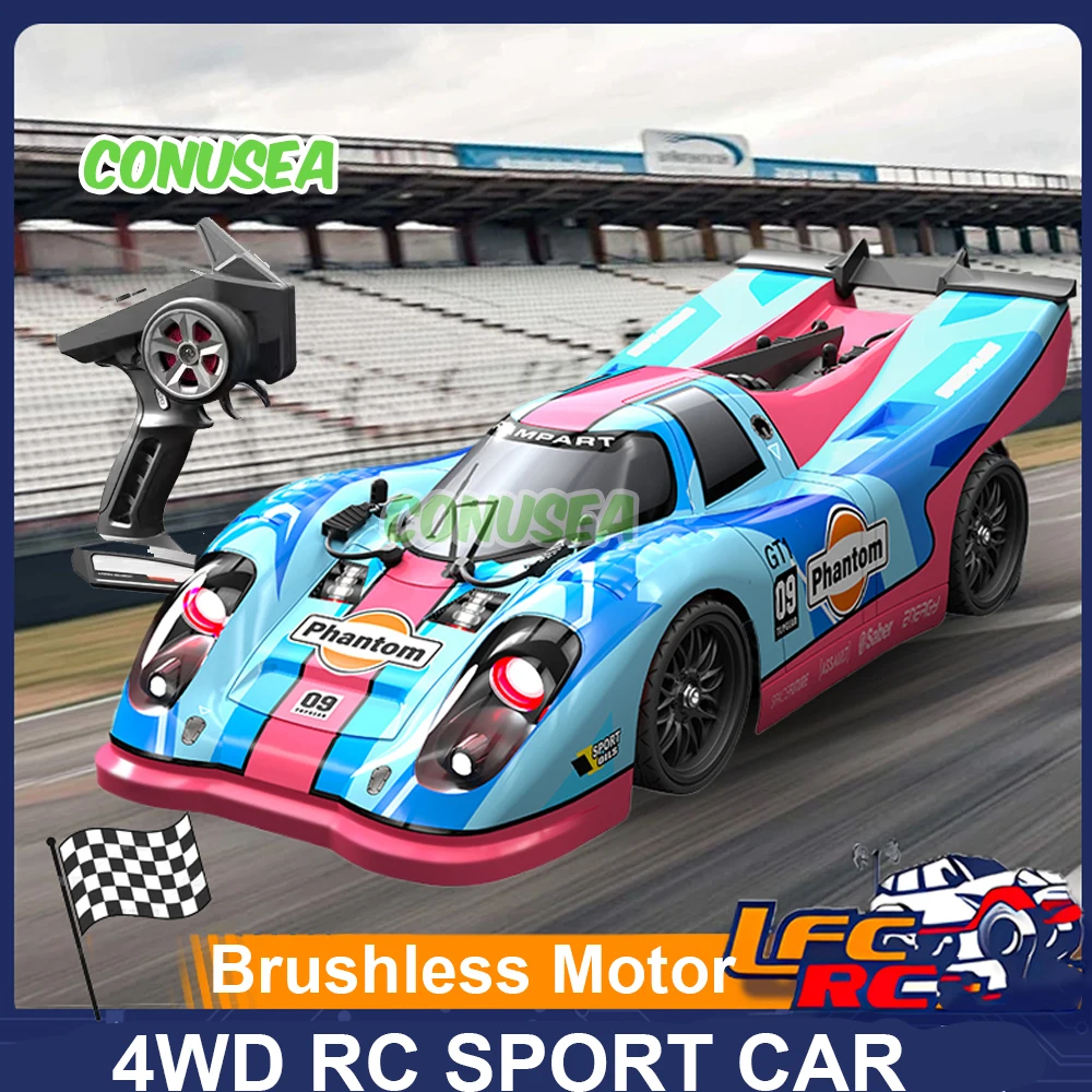 JJRC RC카, 4WD 리모컨 드리프트 스포츠카, 고속 브러시리스 레이싱 자동차, 전기 장난감, 남아용 어린이 장난감, 52 km/h