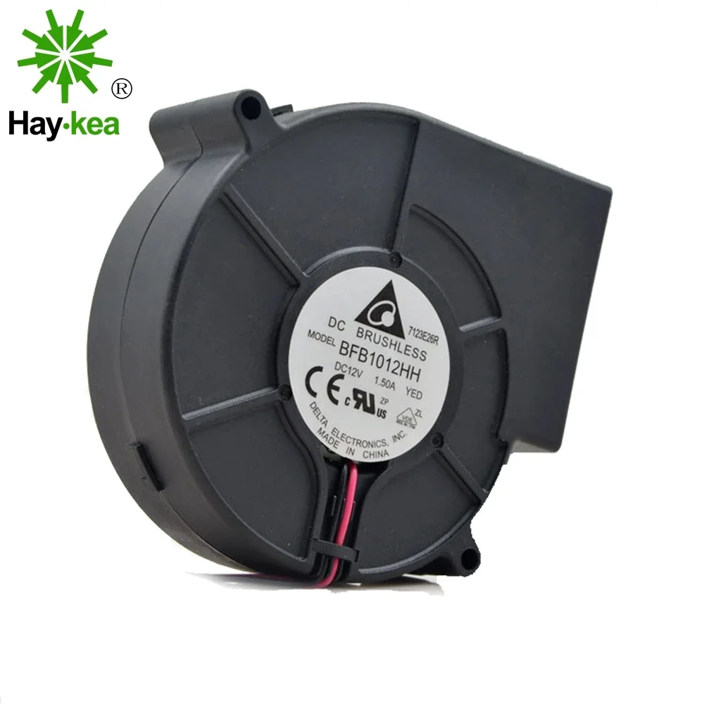 For Delta 9773 BFB1012HH 97*93*33mm DC 12V 1.5A Turbo blower grill exhaust fan  high speed 2 wires
