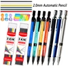New 2.0mm Mechanical Pencil Set 6Color 2B Lead Refill Automatic Pencil Art Sketch Painting Office Writing Stationery Supplies 1