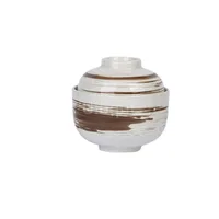 Bol à ragoût en céramique Vintage de 300ml, 1 pièce, avec couvercle, bol à Dessert, œuf cuit à la vapeur, bol à soupe, Pot à ragoût créatif pour Restaurant domestique 5