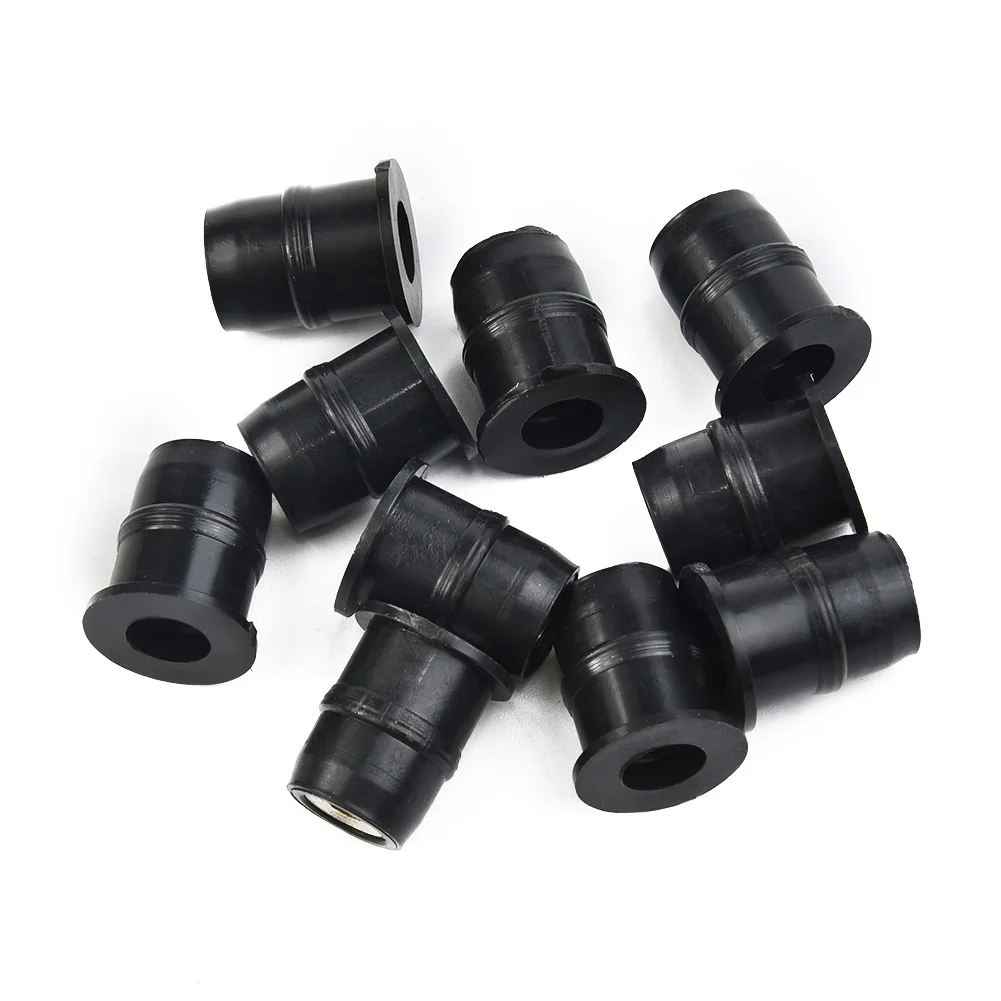

10X M5 Rubber Nuts Motorcycle Windshield Vibration Damper Panel Mounting 5mm Bolts Screws Nut Fastener For Honda For Suzuki