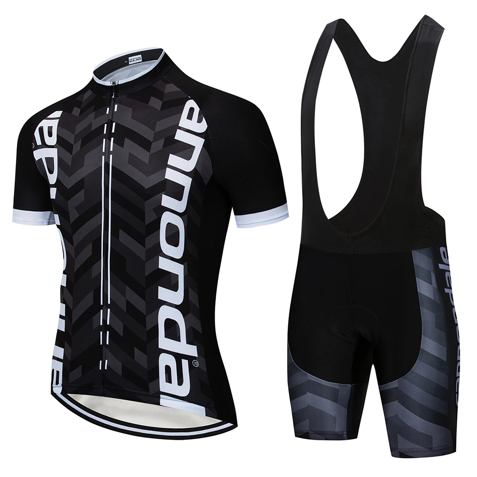 Black outdoor sportswear short-sleeved mountain bike jersey professional clothing men’s