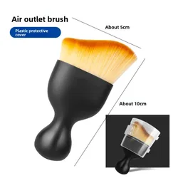 Universal Soft Bristle Dusting and Detailing Brush with Protective Cover (1pcs)
