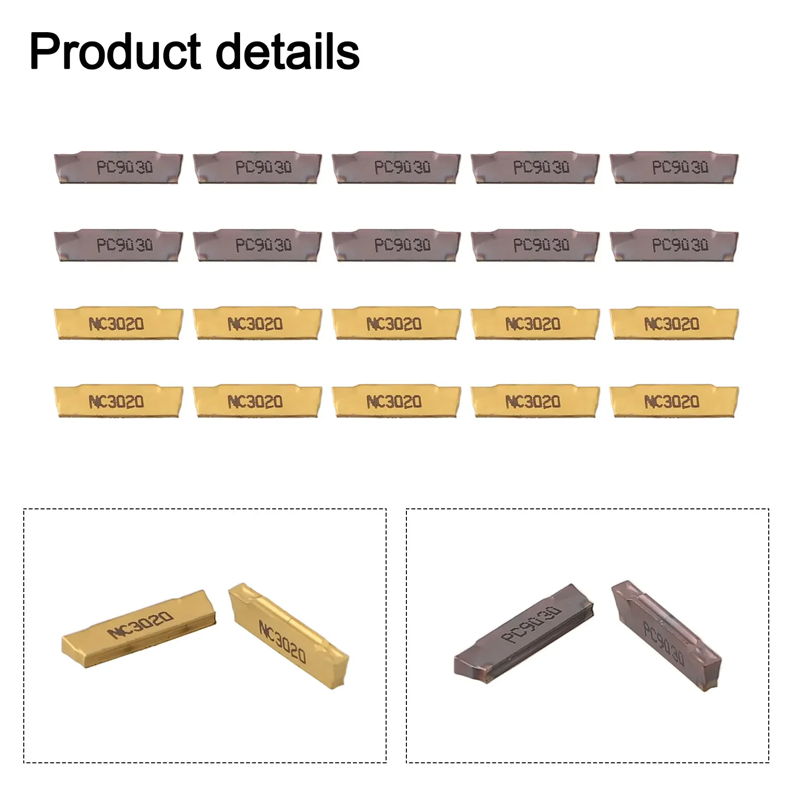 Hot New High quality Carbide Insert MGMN200-G MGMN200-G LDA Parting Set Cutter Glossy Grooving Tool Workshop