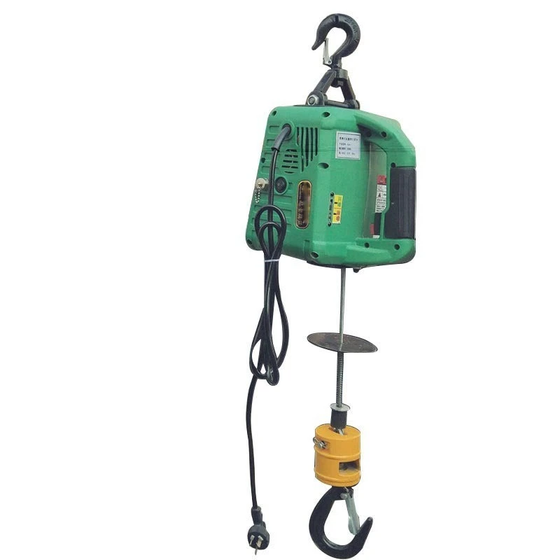 1500W 전기 호이스트(리모컨 포함) 220V 50Hz 5m/min 가정용 및 산업용 휴대용 윈치