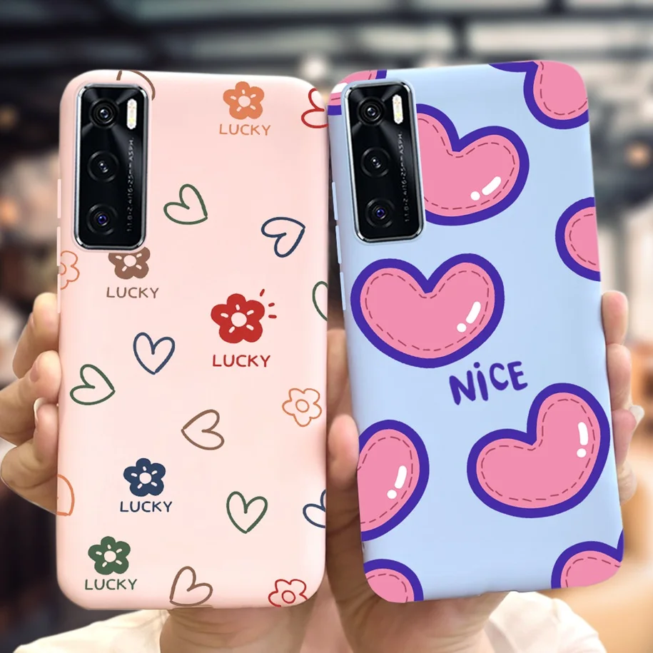 Sleek Matte Shockproof Phone Case with Cool Painted Design