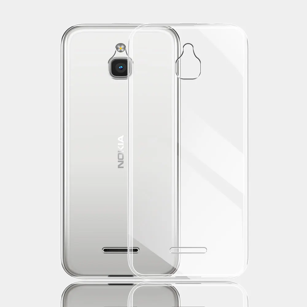 Per Nokia 8000 4G Custodia 2.8 "Ultra Sottile Silicone Morbido Tpu Cover Posteriore Trasparente Per Nokia 8000 4G Coque Per Nokia 8000 Fundas