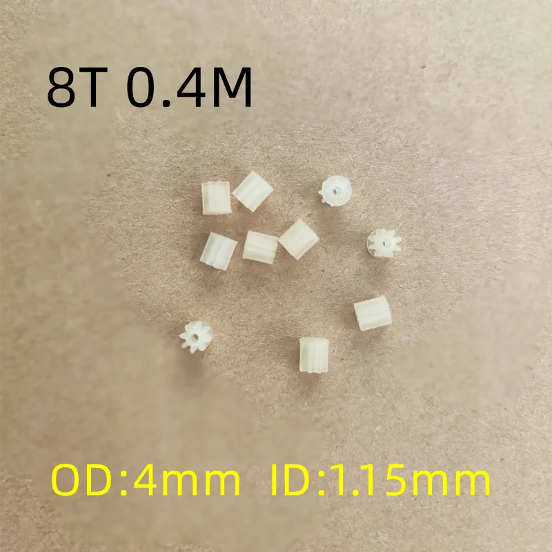 10pcs/bag 0.3M 0.4M 0.5M 6T 7T 8T 9T 10T 11T 12T 13T Plastic Gears Coreless Motor Engine Gear Drone Car Helicopter Spare Parts 4