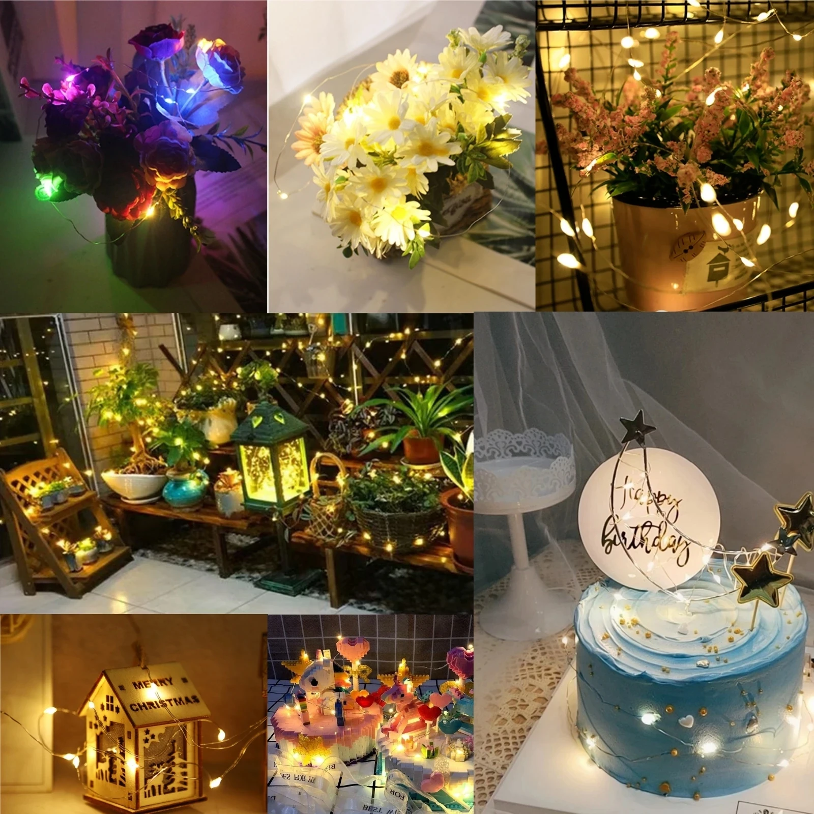 String Lights Blue - Bodugi string lights blue