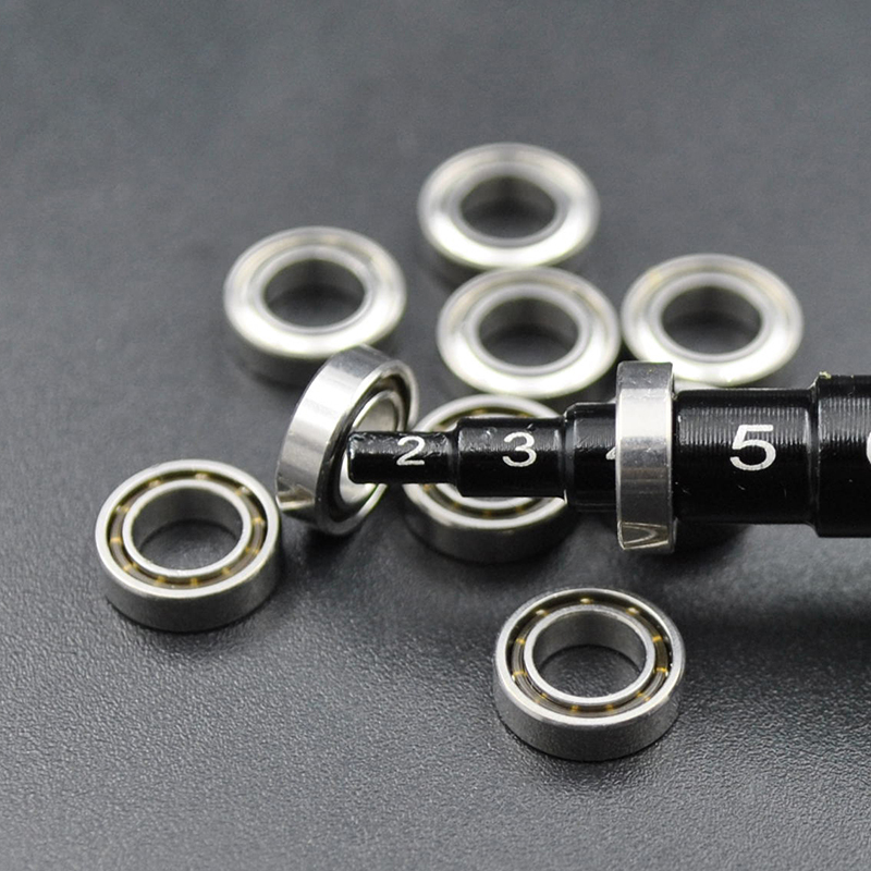 10pcs 4x7x2 mm MR74 Open MR74Z Mini Bearings Kit 4mm Bore RC Car Upgrades Parts Accessories 4 7 2 Bearing