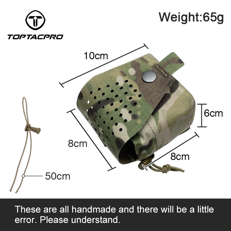 TOPTACPRO Tactical MOLLE Single Frag Pouch Grenade Pouch