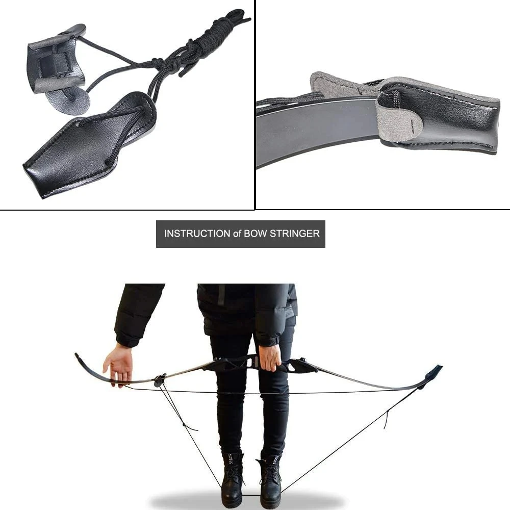 60inch Archery bow Recurve Bow 30-50lbs Take-down bow Outdoor Red Wooden Hunting Shooting bow 4
