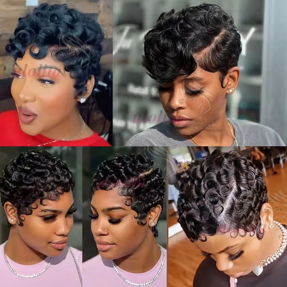 13X4 HD Full Frontal Wig Short Bob Human Hair Wigs For Women Glueless Lace Wig Preplucked Hairline - Image 5