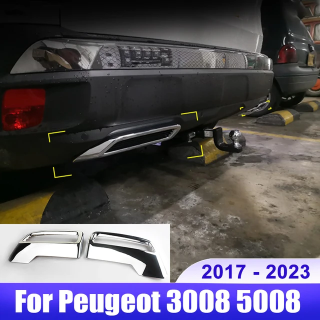 Bande de couverture inférieure en acier inoxydable, accessoires de voiture,  pour extérieur de Peugeot 3008 5008 GT 2021 2022 2023 - AliExpress