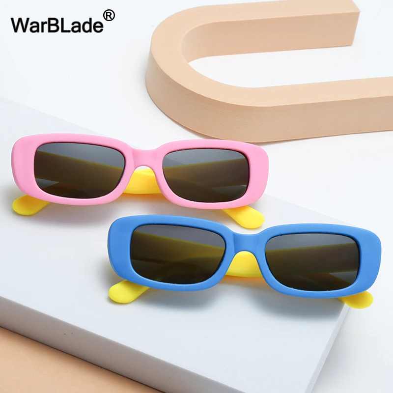WarBlade Retro Polarized Kids Sunglasses TR90 Silicone Flexible Boys Girls Children Sun Glasses UV400 Baby Goggle Shades Eyewear_voghion.com
