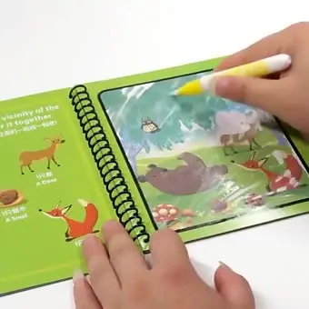 4 Libri Da Disegno Riutilizzabili Per Bambini - Acqua Magic Painting Con Penne