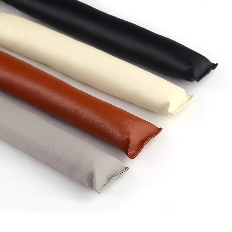 Car Seat Gap Filler PU Leather Sheer Styling Pad Plug Spacer Leak Proof Universal Interior