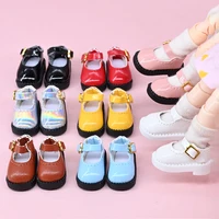 Multiple Colour Obitsu Doll Mary Jane Shoes Dolls Accessories Bjd Doll Leather Shoes Toys For Ddf Body9 1/12 Bjd Gsc Doll 1