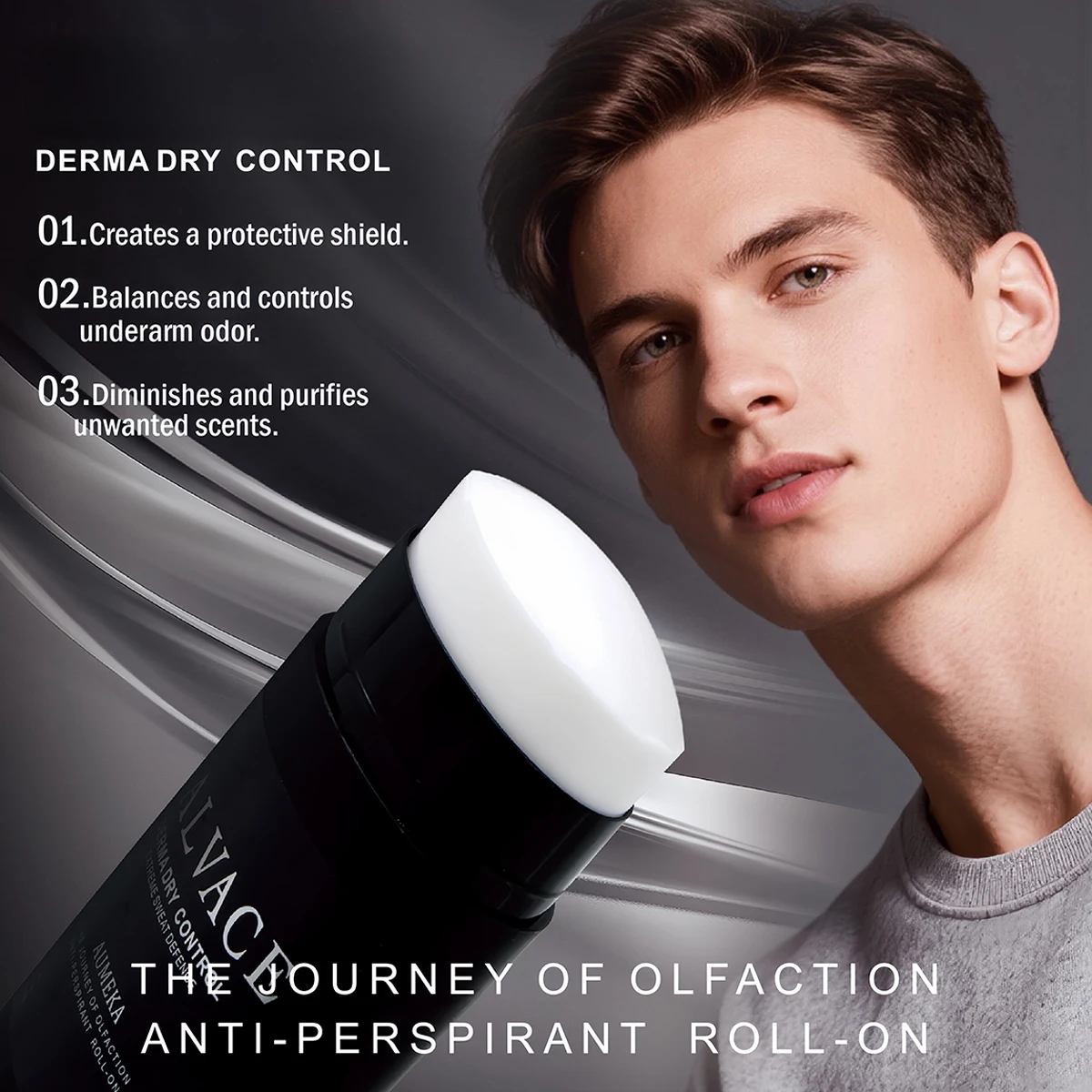 مزيل الروائح الكريهة المضاد للتعرق والعطر للرجال ب...