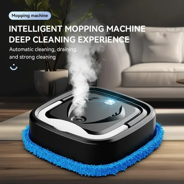 Wireless Cleaner Intelligent Robot Vacuum Cleaner Rotary Sweeper Powerful Cleaning Humidification Spray Dry and Wet Cleaning 3