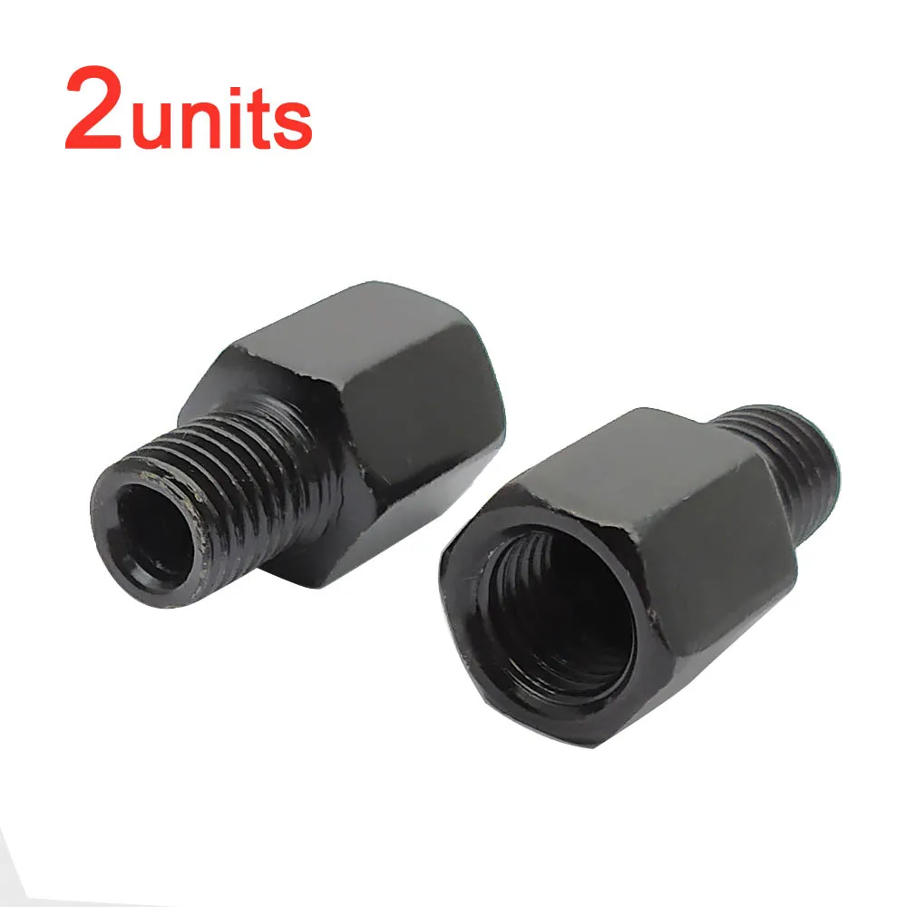 Motorcycle Mirror Adapters M10 10MM M8 8MM Rearview Mirrors Conversion Bolt Clockwise Anti-clock Right Left Thread