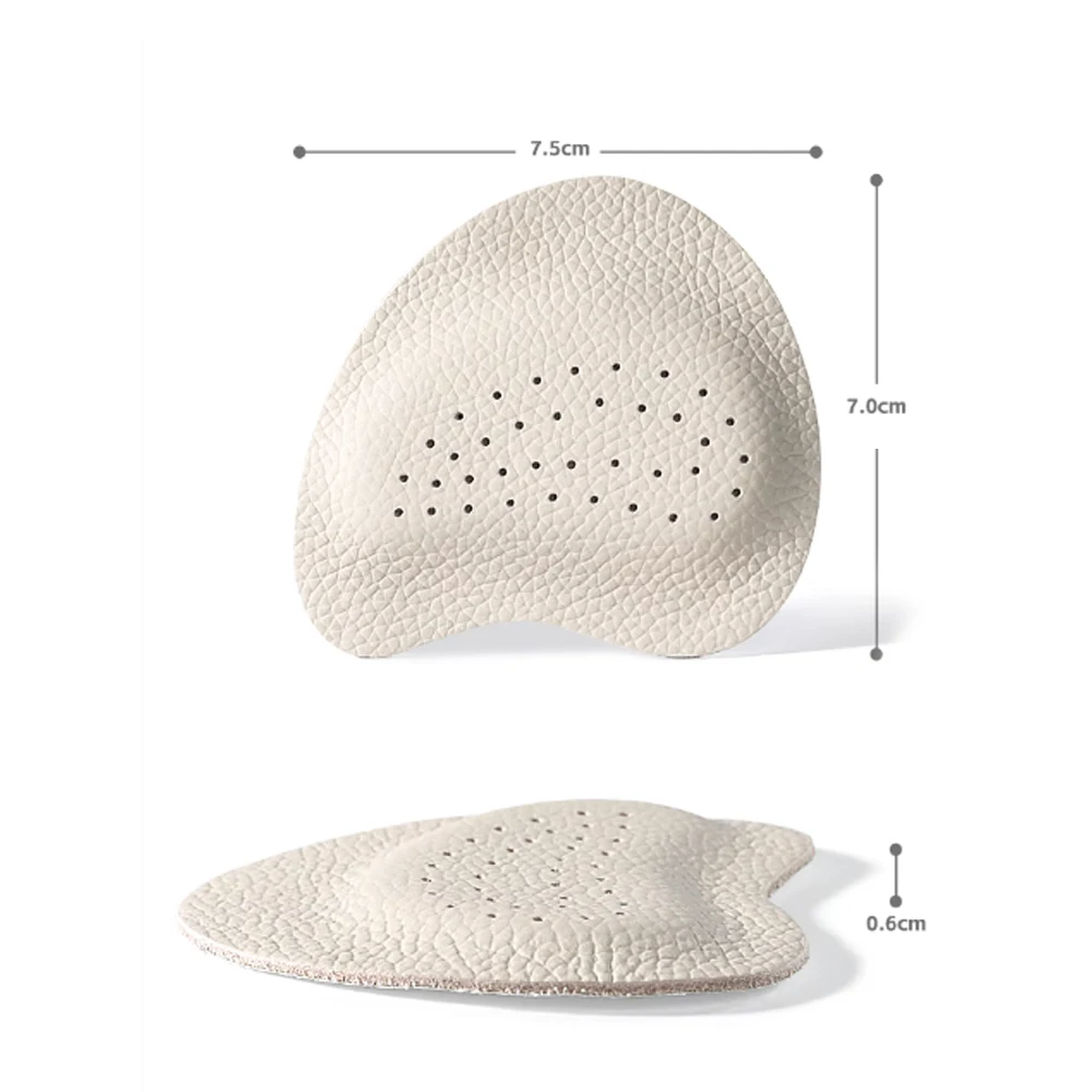 4Pcs Leather Forefoot Pads for Women High Heels Anti-slip Foot Care Shoe Pads Stickers Pain Relief Insert Insoles Toe Cushions