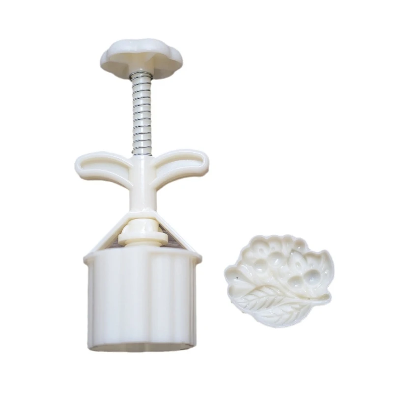 

Cherries Blossom Moon Cake Mold Household Mung Bean Cake Model Printed with Embossed Pastry Baking Grinding Tool
