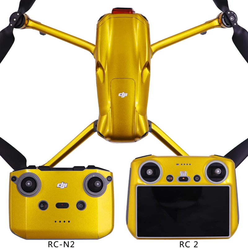 Sticker Waterproof Fluorescence Sticker PVC Skin Cover Drone Accessories for DJI Air 3 RC 2/RC-N2