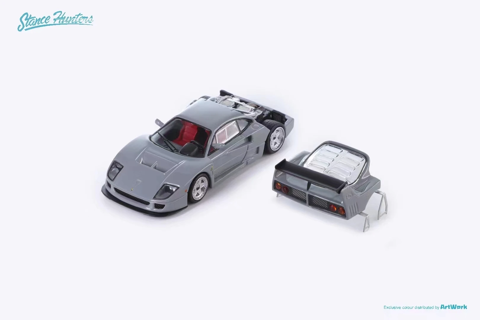 Stance Hunters SH 1:64 sports car F40 LM alloy car model