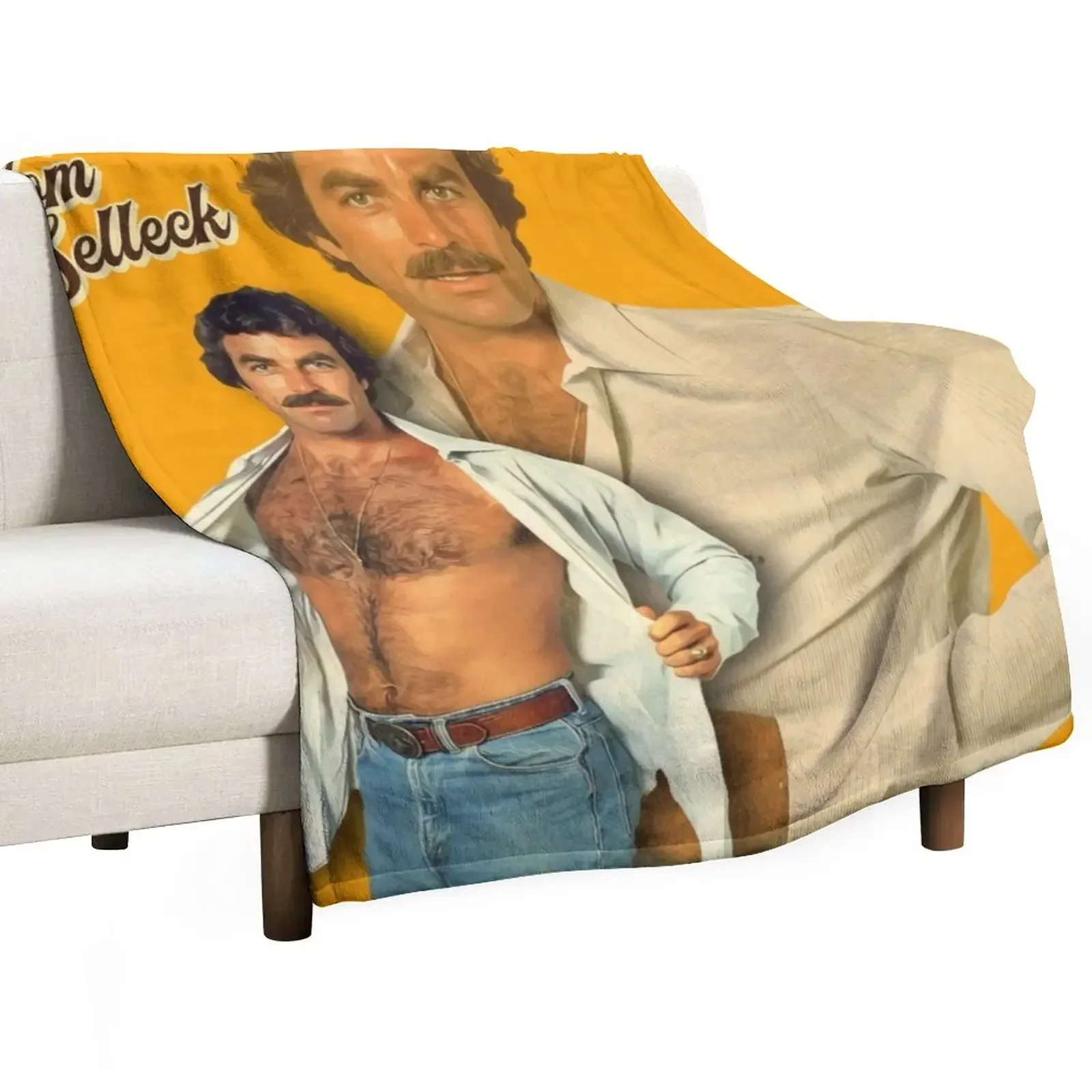

Плед Tom Selleck, большие набивные одеяла