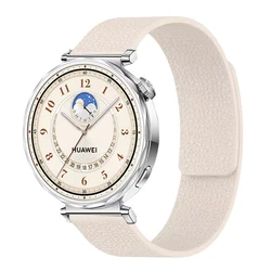 18mm Magnetic Silicone Leisure Watch Strap - Universal Band - Huawei GT4 41mm (Starlight)