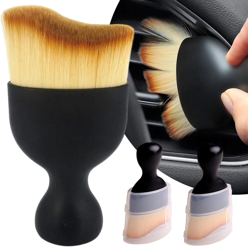 

1/2Pcs Soft Car Cleaning Brush Dashboard Air Outlet Gap Dust Removal Detailing Clean Tools Auto Maintenance Interior Accessories