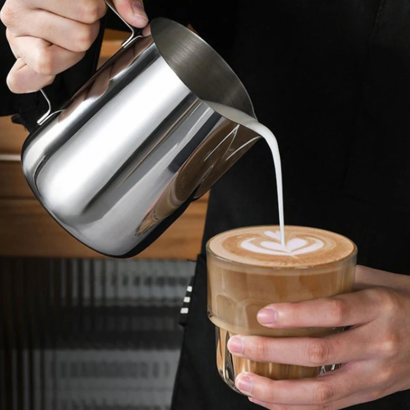 Stainless Steel Milk Frothing Pitcher Espresso Steaming Coffee Barista Latte Frother Cup Cappuccino Milk Jug Cream Froth Pitcher milk frother jug,milk frothing jug
