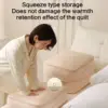 Large Compression Bag Quilt Clothes Closet Cabinet Organizer Storagepouch Ultra Space Saving Self Compression Organizer 4