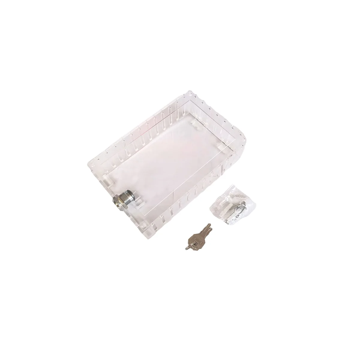 

Прозрачная Водонепроницаемая коробка Универсальный термостат с ключом для настенного термостата