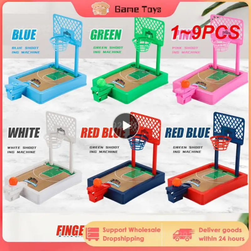 

1~9PCS Hot Summer Desktop Board Game Basketball Finger Mini Shooting Machine Party Table Interactive Sport Games for Kids Adults