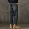 American Retro Conical Jeans Men's 2025 Autumn and Winter New Straight Loose Trendy Brand Water-washed Casual Trousers 4