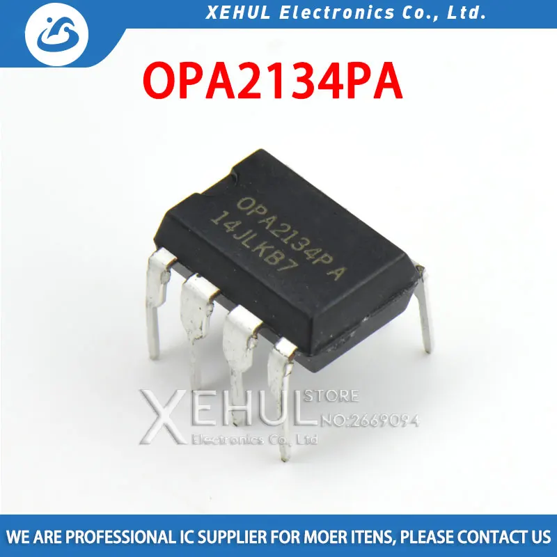 

10pcs /50pcs OPA2134PA OPA2134 Inline DIP8 Dual Audio Video Operational Amplifier New Spot New original