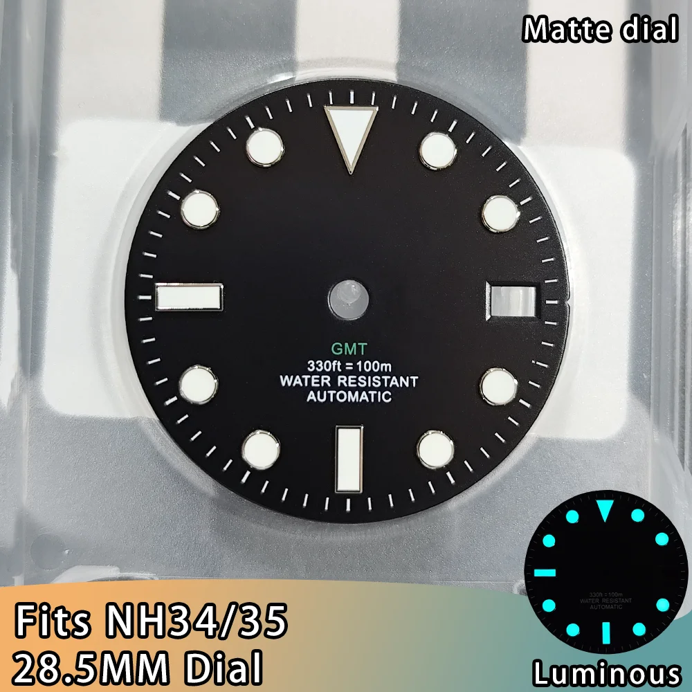 Enhanced White Watch Dial with BGW9 Blue Luminous Feature - 28.5mm