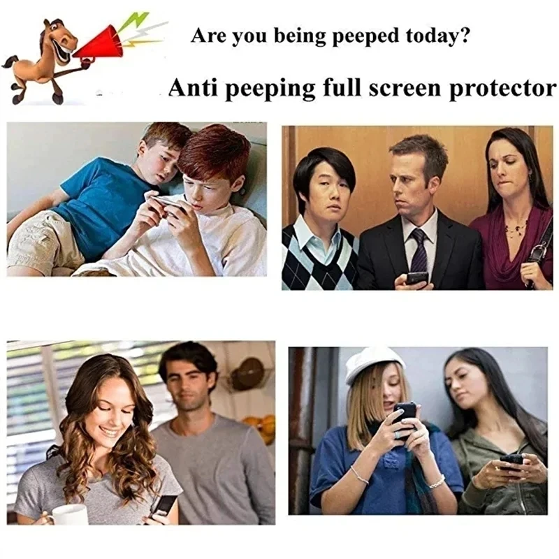 3-Pack Anti-Spy Privacy Hydrogel Film Screen Protector