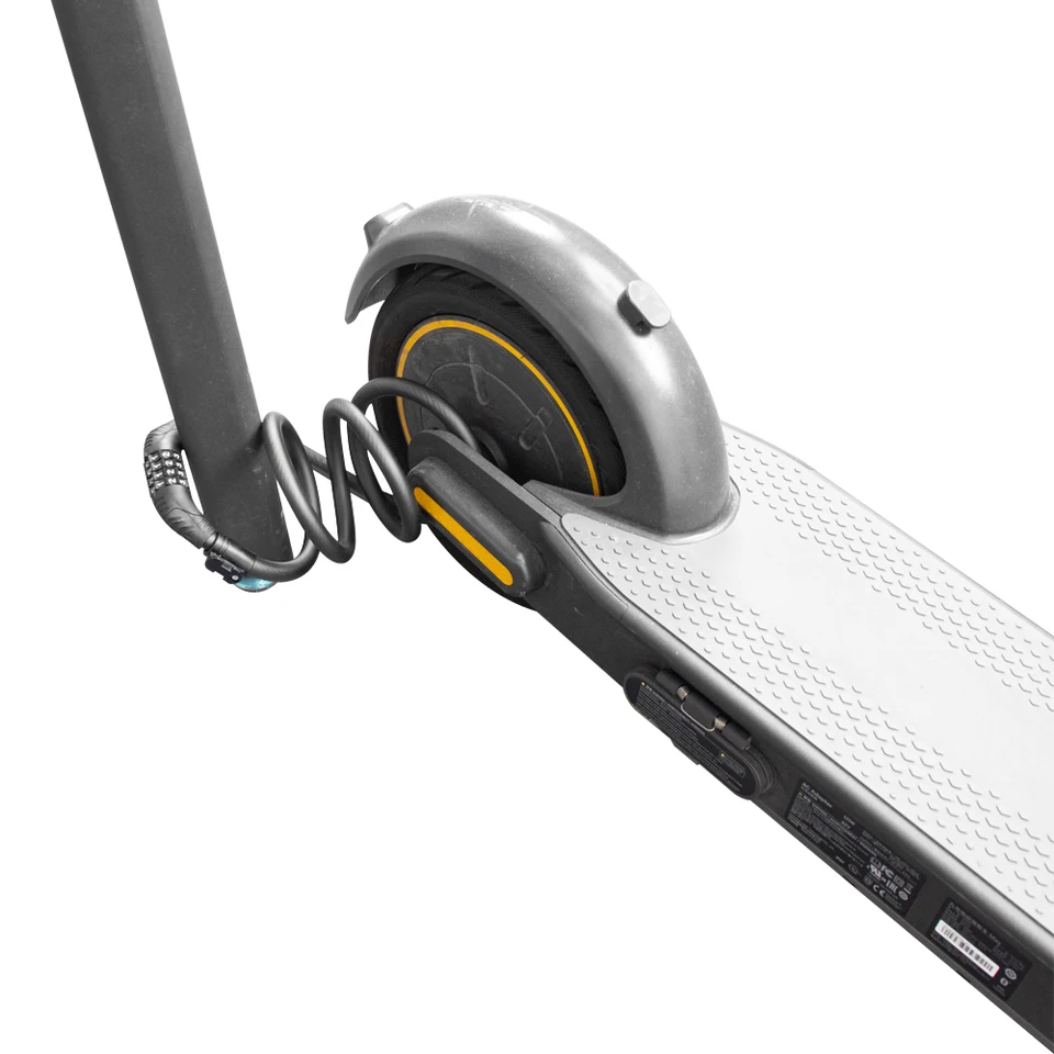 FIXKEY Lucchetto A Codice Per Scooter Con Catena Silenziosa – 60 Cm, 8 Mm, + Chiave Di Reset