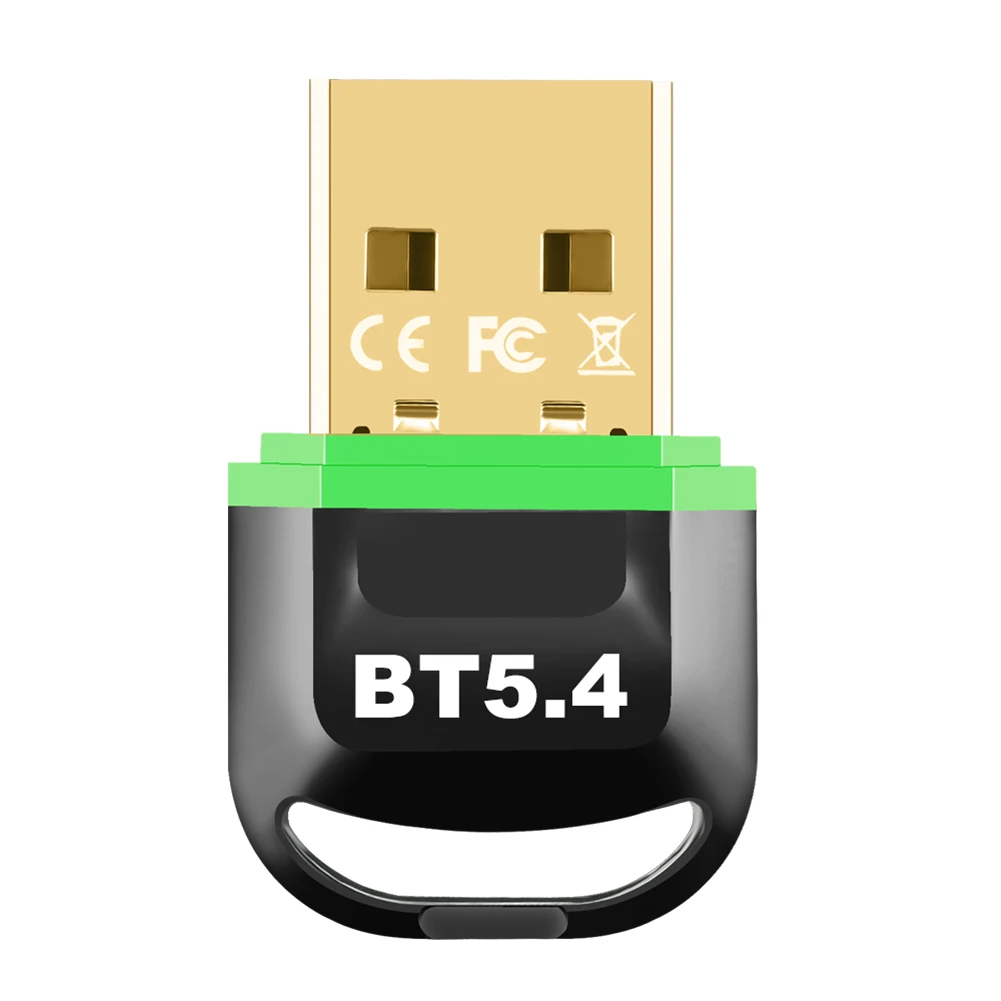USB BT 5.4 동글 어댑터, BT 5.4 동글 리시버 지지대, Win11/10/8.1 BT 동글, PC 스피커 무선 마우스 이어폰 키보드용