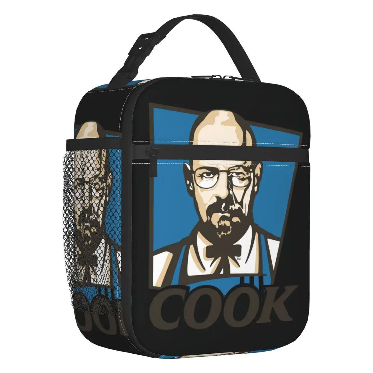 

Комплект термоизолированных ланч-сумок Humor Breaking Bad, Уолтер белого цвета, Портативная сумка для ланча хайзенберга для пикника на открытом воздухе