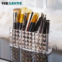 1-piece Diamond Patterned Mirror Cabinet Storage Box, Bathroom, Bathroom, Cosmetics, Lipstick Storage Rack  Makeup Organizer Box 1