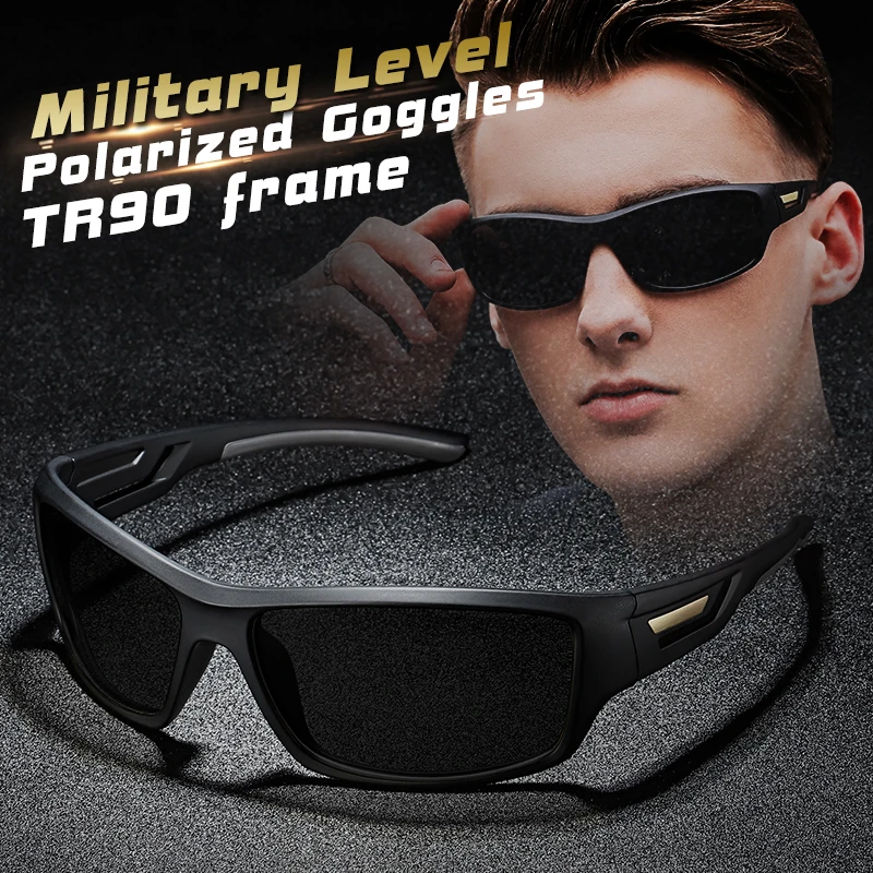 Fashion TR90 Windproof Cycling Sunglasses Men Women Polarized Luxury