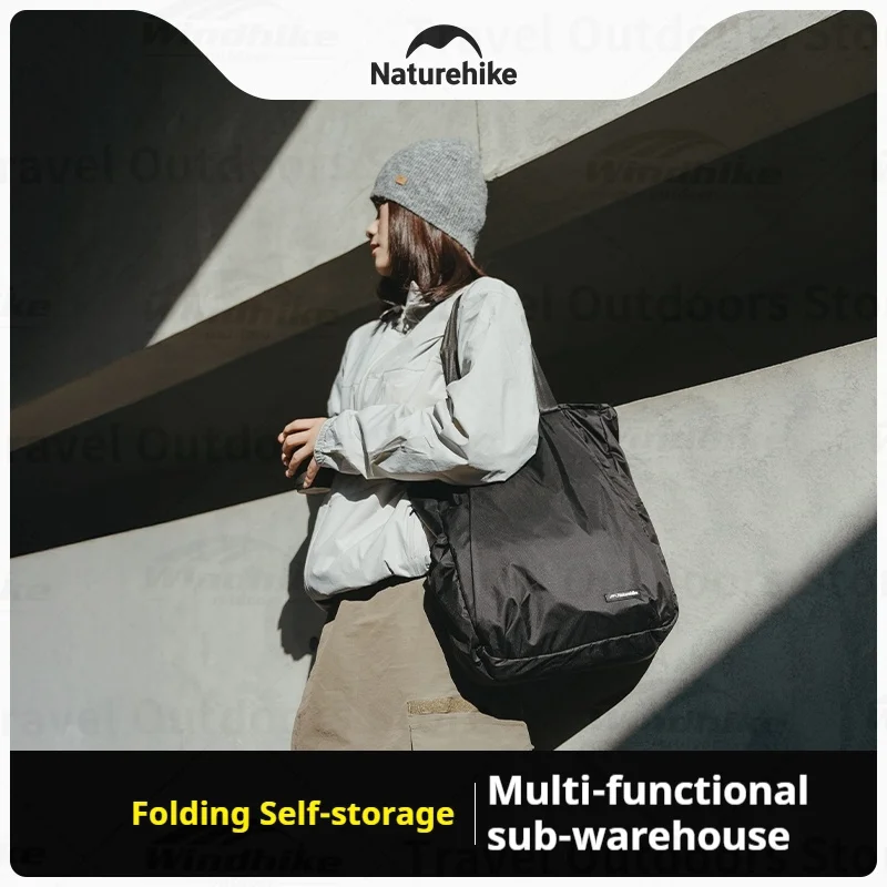 Naturehike Dual-purpose Backpack Messenger Bag 18L Large Capacity Commuter Bag Outdoor Foldable Portable Sports Waterproof