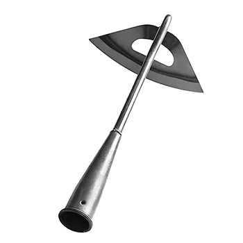 Iron Hardened Hollow Hoe Handheld Weeding Rake Planting Vegetable Farm Garden Tools Agriculture Tool Weeding Accessories