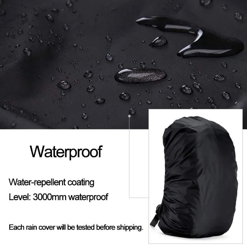 Rain Cover Backpack 45L Waterproof Bag Camo Tactical Outdoor Camping Hiking Climbing Dust Raincover