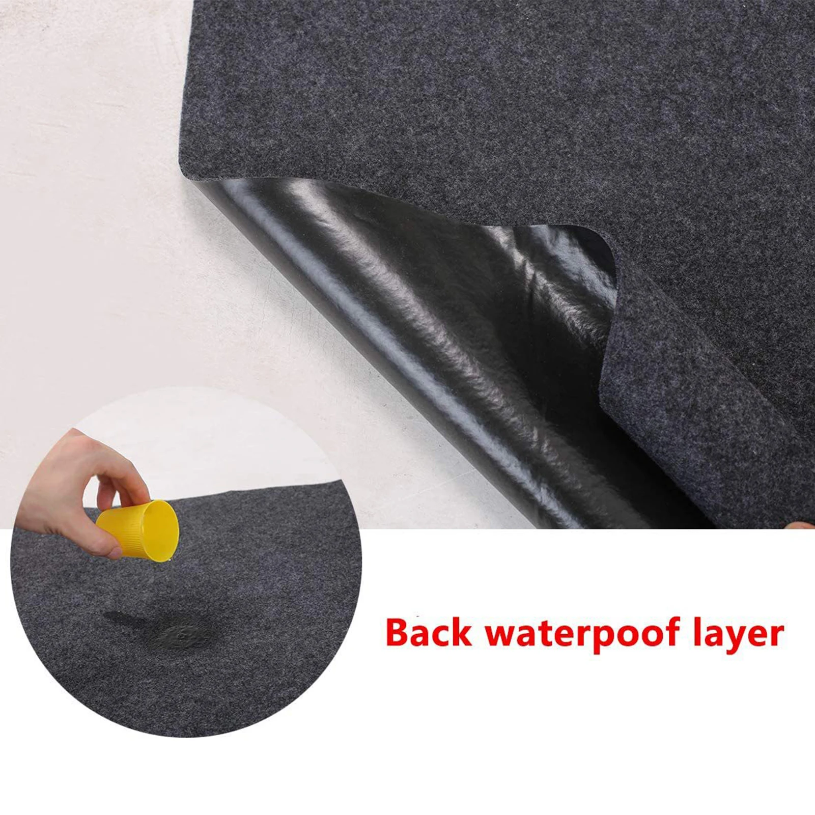 Garage Floor Mat Oil Drain Pan Waterproof Rubber Backing Layer Anti-Slip  Containment Mats For Garage Floors Fabric Garage Rug - AliExpress